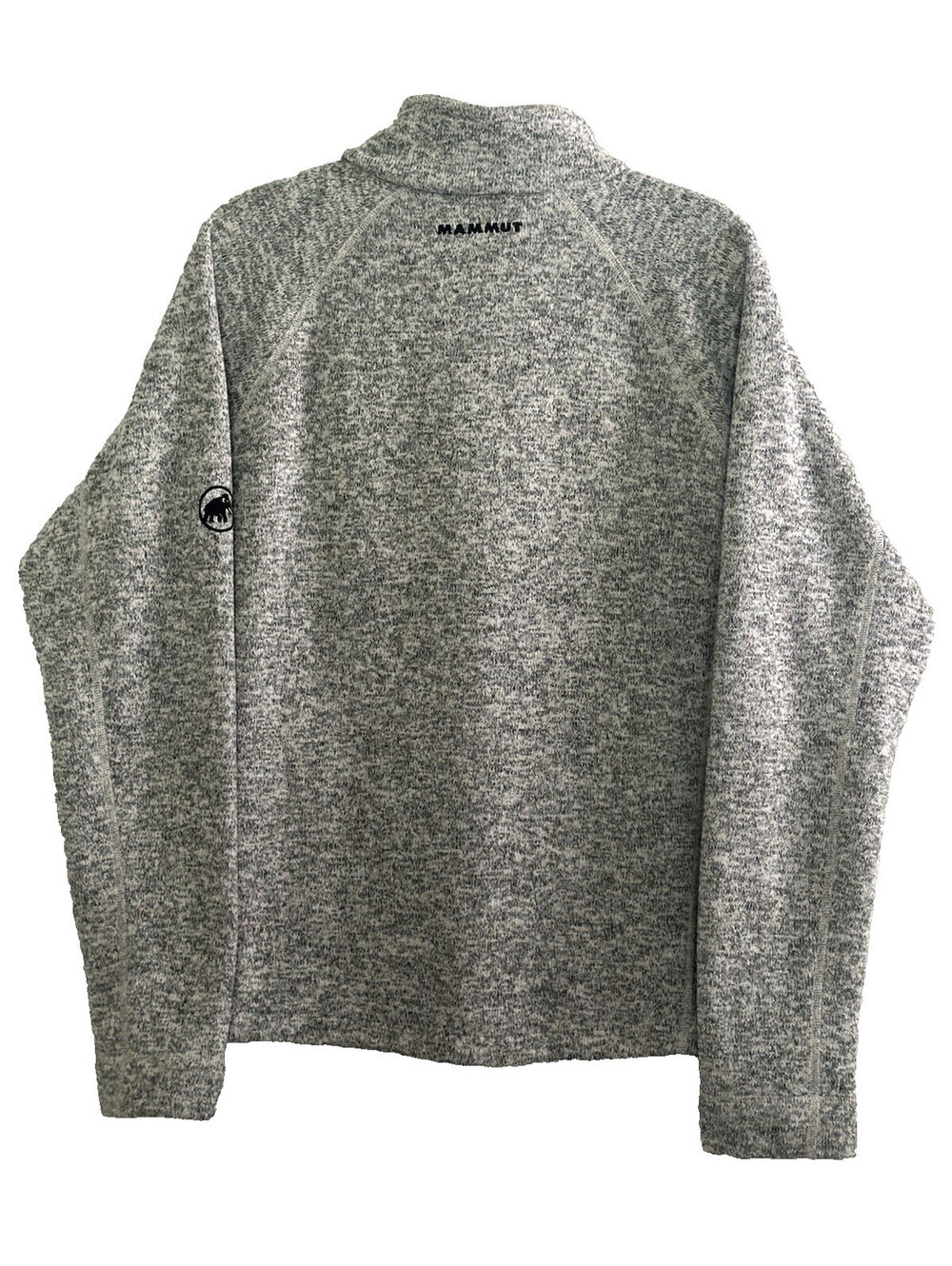 Mammut Zippered Fleece Jacket Hoodie Gray Men's Large - Picture 5 of 9